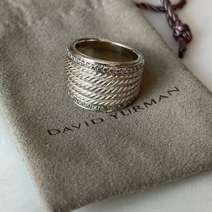 David Yurman Diamond Cable Ring